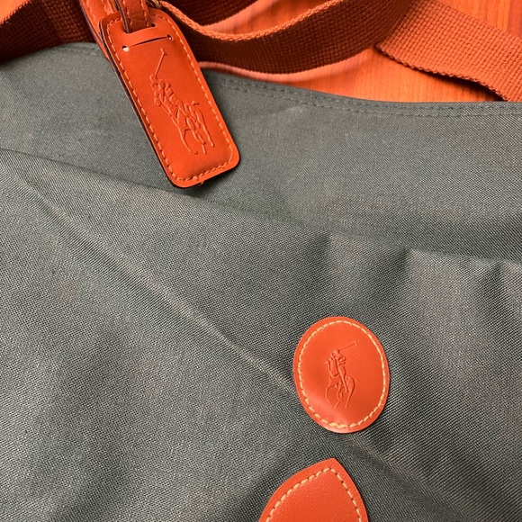 Ralph Lauren Green and Brown Men's Messenger Bag - Picture 4 of 9